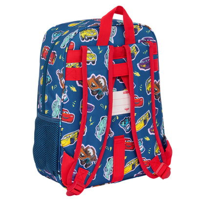 Ghiozdan Cars Racing Bleumarin 27 x 33 x 10 cm - Birou și papetărie, Material școlar și educațional