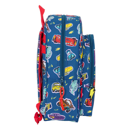 Ghiozdan Cars Racing Bleumarin 27 x 33 x 10 cm - Birou și papetărie, Material școlar și educațional