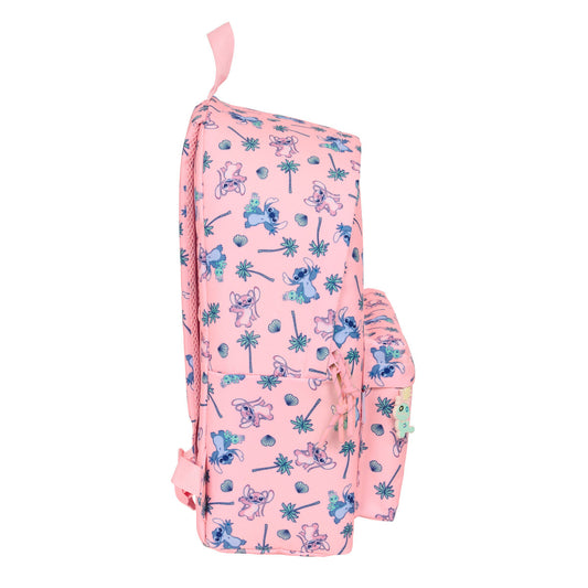 Ghiozdan Lilo & Stitch Beach Roz 33 x 42 x 15 cm - Birou și papetărie, Material școlar și educațional