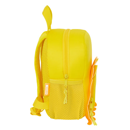 Rucsac pentru Copii Safta Leon Galben 20 x 25 x 9 cm - Birou și papetărie, Material școlar și educațional