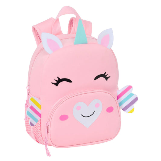 Ghiozdan Safta Unicornio Roz 20 x 25 x 9 cm - Birou și papetărie, Material școlar și educațional