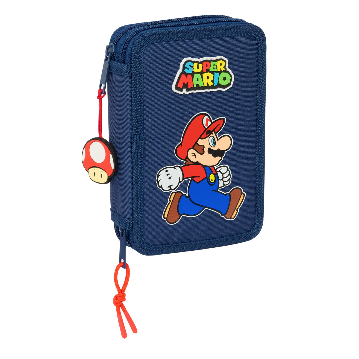 Geantă Universală Super Mario Trick Roșu Albastru închis 12.5 x 19.5 x 4 cm 29 Piese - Birou și papetărie, Material școlar și educațional