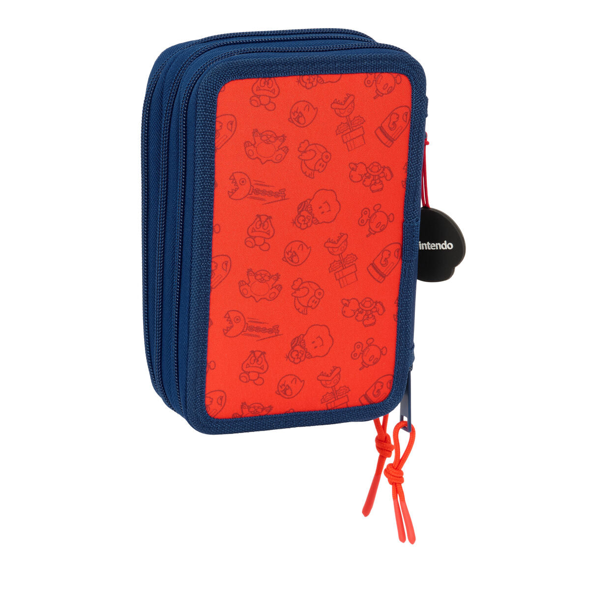 Penar cu Accesorii Super Mario Trick Roșu Albastru închis 12,5 x 19,5 x 5,5 cm 37 Piese - Birou și papetărie, Material școlar și educațional