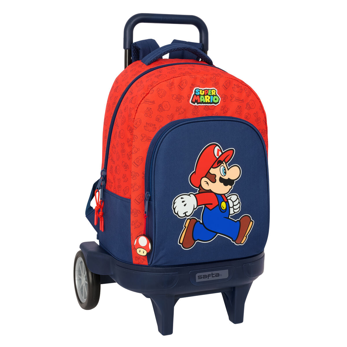 Ghiozdan Super Mario Trick Roșu Albastru închis 33 x 45 x 22 cm - Birou și papetărie, Material școlar și educațional