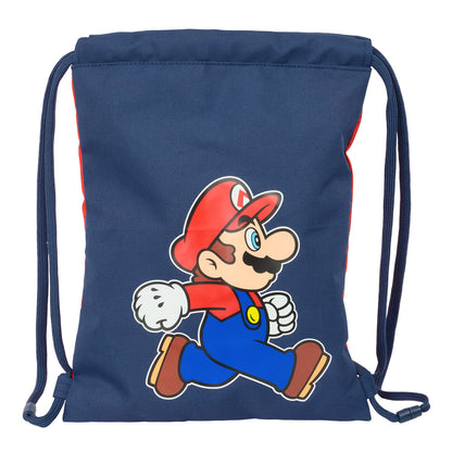 Geantă Rucsac cu Bretele Super Mario Trick Roșu Albastru închis 26 x 34 x 1 cm - Birou și papetărie, Material școlar și educațional