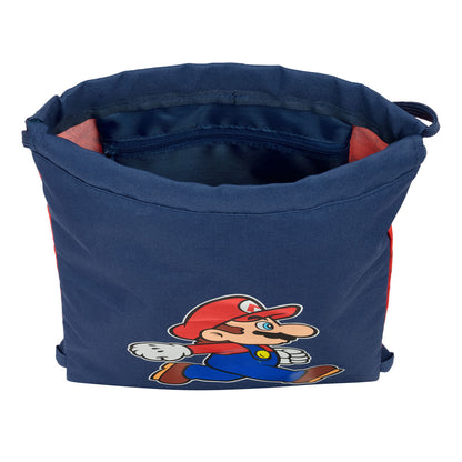 Geantă Rucsac cu Bretele Super Mario Trick Roșu Albastru închis 26 x 34 x 1 cm - Birou și papetărie, Material școlar și educațional
