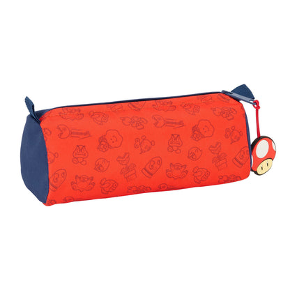 Geantă Universală Super Mario Trick Roșu Albastru închis 21 x 8 x 7 cm - Birou și papetărie, Material școlar și educațional