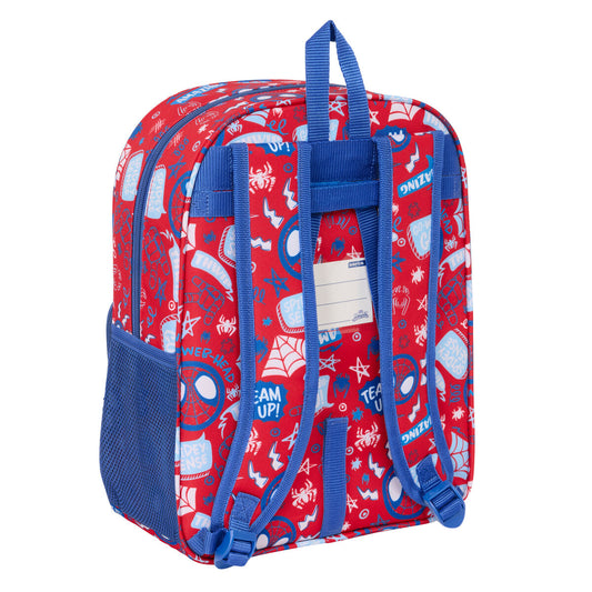 Ghiozdan Spider-Man Rescue Albastru Roșu 26 x 34 x 11 cm - Birou și papetărie, Material școlar și educațional
