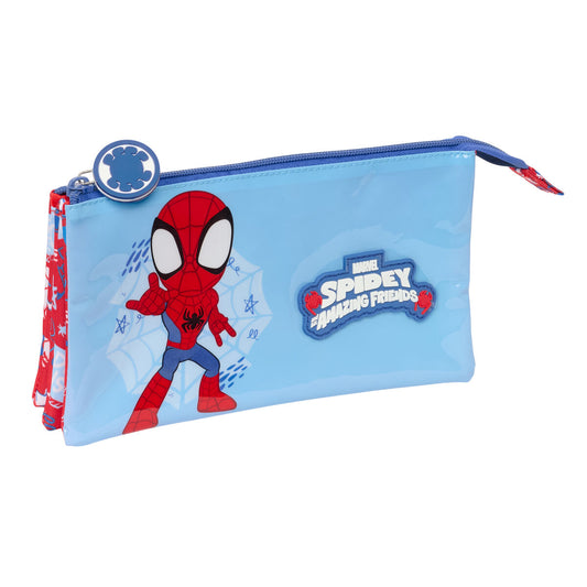 Geantă Universală Spider-Man Rescue Albastru Roșu 22 x 12 x 3 cm - Birou și papetărie, Material școlar și educațional