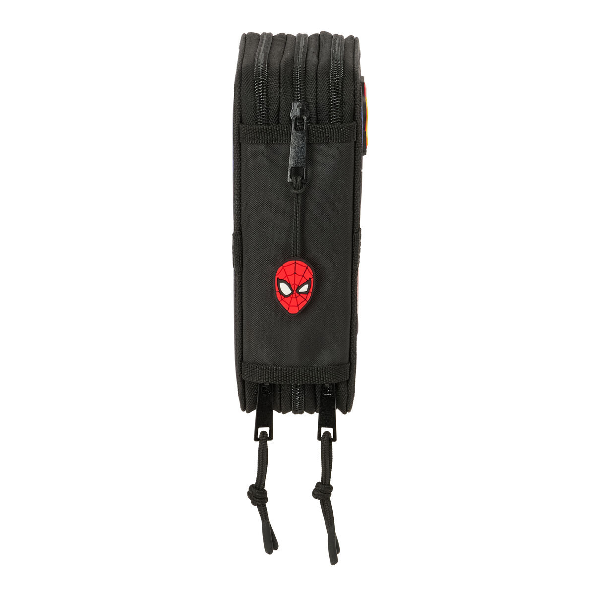 Penar cu Accesorii Spider-Man Attack Negru 12,5 x 19,5 x 5,5 cm 37 Piese - Birou și papetărie, Material școlar și educațional