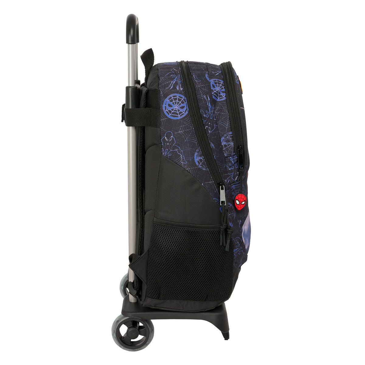 Ghiozdan cu Roți Spider-Man Attack Negru 32 x 44 x 16 cm - Birou și papetărie, Material școlar și educațional