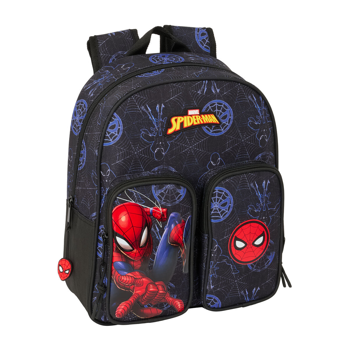 Ghiozdan Spider-Man Attack Negru 27 x 33 x 10 cm - Birou și papetărie, Material școlar și educațional