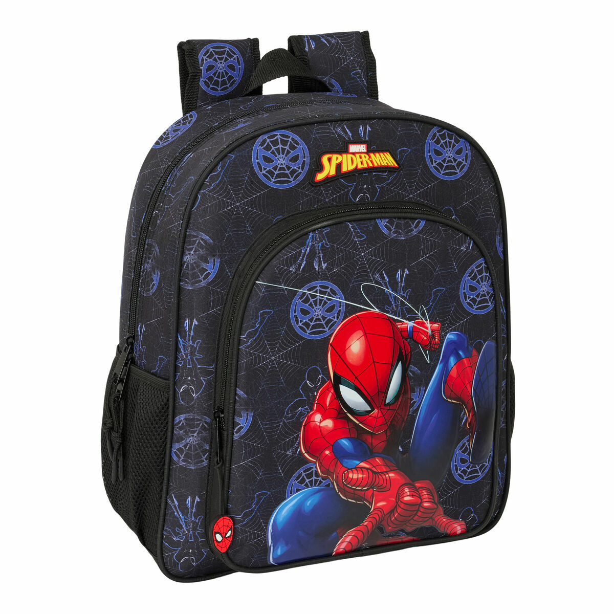 Ghiozdan Spider-Man Attack Negru 32 x 38 x 12 cm - Birou și papetărie, Material școlar și educațional