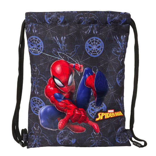Geantă Rucsac cu Bretele Spider-Man Attack Negru 26 x 34 x 1 cm - Birou și papetărie, Material școlar și educațional