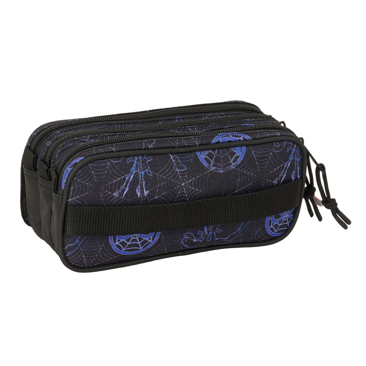 Penar triplu Spider-Man Attack Negru 21,5 x 10 x 8 cm - Birou și papetărie, Material școlar și educațional