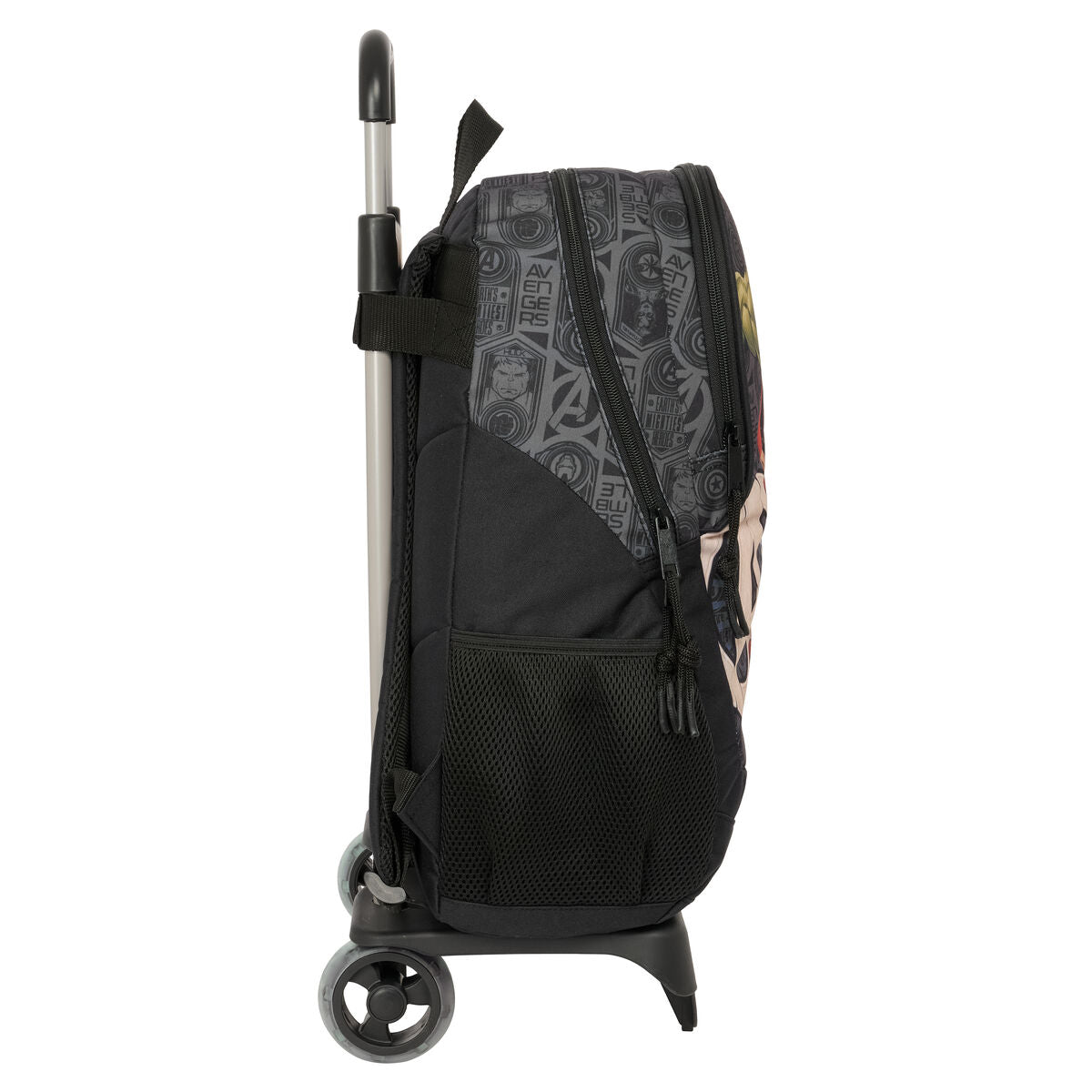 Ghiozdan cu Roți The Avengers Vendetta Negru 32 x 44 x 16 cm - Birou și papetărie, Material școlar și educațional