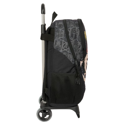 Ghiozdan cu Roți The Avengers Vendetta Negru 32 x 44 x 16 cm - Birou și papetărie, Material școlar și educațional