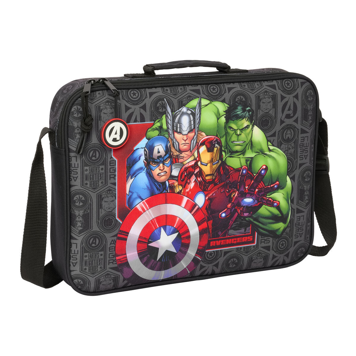 ghiozdan de școală The Avengers Vendetta Negru 38 x 28 x 6 cm - Birou și papetărie, Material școlar și educațional