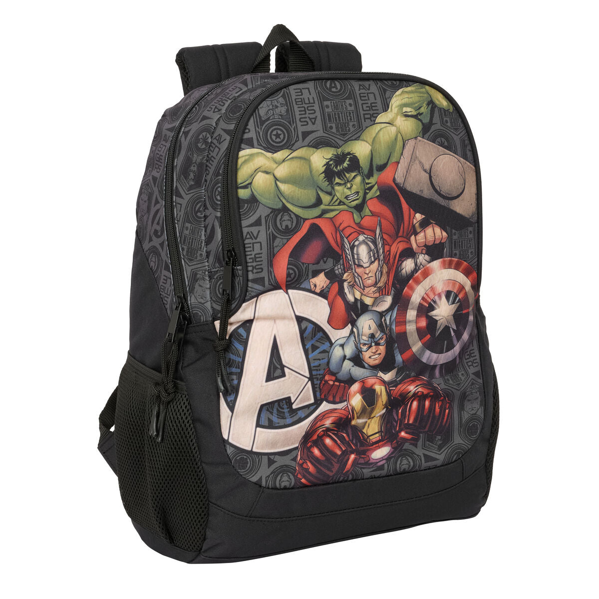 Ghiozdan The Avengers Vendetta Negru 32 x 44 x 16 cm - Birou și papetărie, Material școlar și educațional