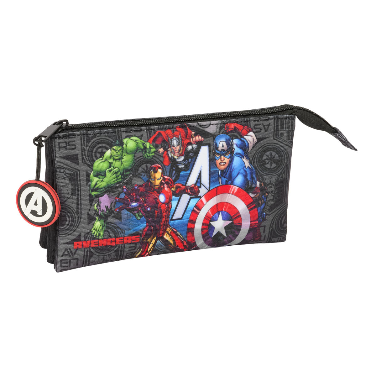 Geantă Universală The Avengers Vendetta Negru 22 x 12 x 3 cm - Birou și papetărie, Material școlar și educațional