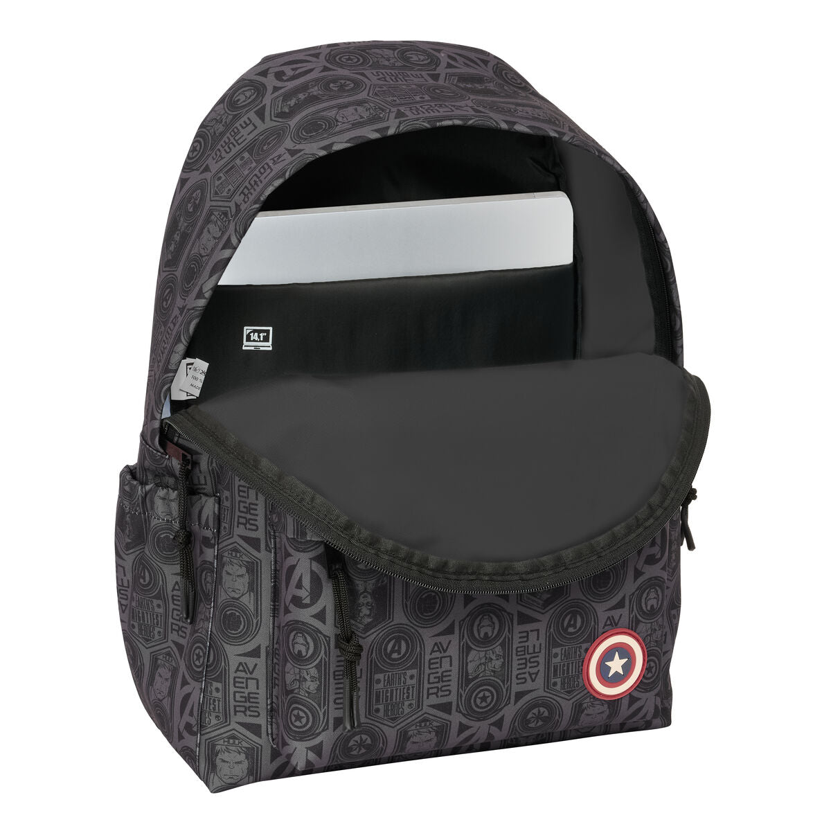 Ghiozdan The Avengers Vendetta Negru 31 x 43 x 13 cm - Birou și papetărie, Material școlar și educațional