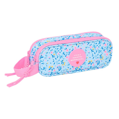 Penar dublu Vicky Martín Berrocal Paraíso Roz Albastru deschis 21 x 8 x 6 cm - Birou și papetărie, Material școlar și educațional