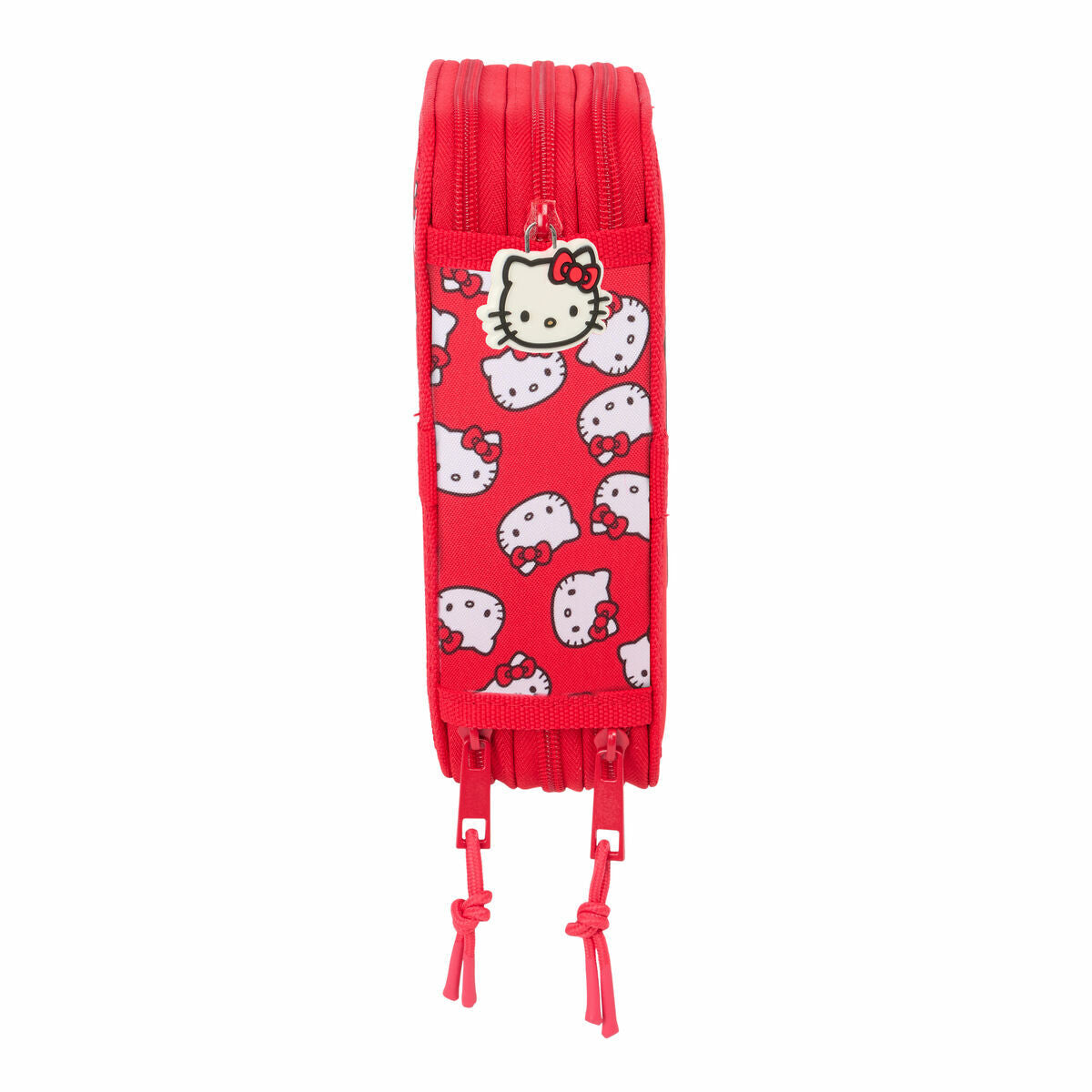 Penar Triplu Hello Kitty Iconic Alb Roșu 12,5 x 19,5 x 5,5 cm 37 Piese - Birou și papetărie, Material școlar și educațional