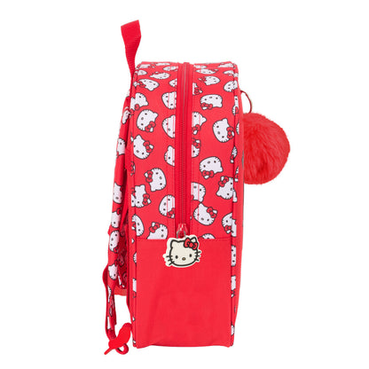 Ghiozdan Hello Kitty Iconic Alb Roșu 22 x 27 x 10 cm - Birou și papetărie, Material școlar și educațional