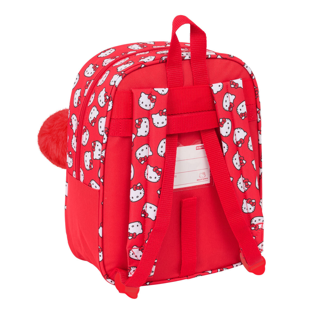 Ghiozdan Hello Kitty Iconic Alb Roșu 22 x 27 x 10 cm - Birou și papetărie, Material școlar și educațional