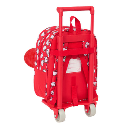 Ghiozdan Hello Kitty Iconic Alb Roșu 22 x 27 x 10 cm - Birou și papetărie, Material școlar și educațional