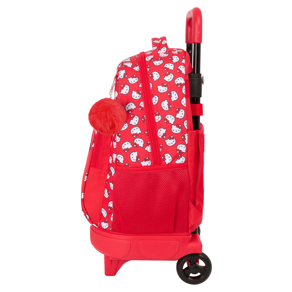 Ghiozdan cu Roți Hello Kitty Iconic Alb Roșu 33 x 45 x 22 cm - Birou și papetărie, Material școlar și educațional