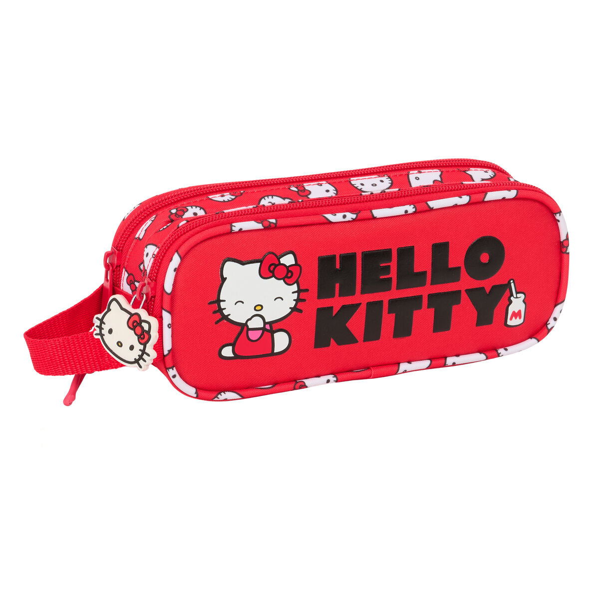 Geantă Universală Hello Kitty Iconic Alb Roșu 21 x 8 x 6 cm - Birou și papetărie, Material școlar și educațional
