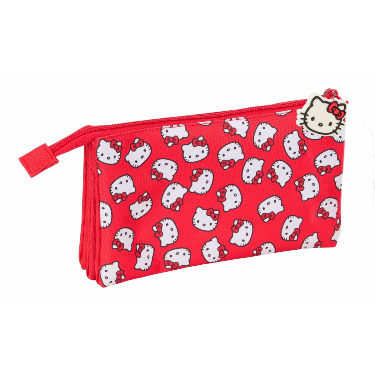 Geantă Universală Hello Kitty Iconic Alb Roșu 22 x 12 x 3 cm - Birou și papetărie, Material școlar și educațional