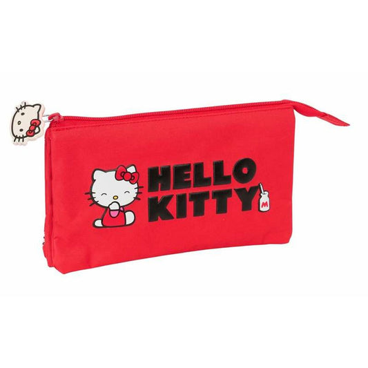 Geantă Universală Hello Kitty Iconic Alb Roșu 22 x 12 x 3 cm - Birou și papetărie, Material școlar și educațional