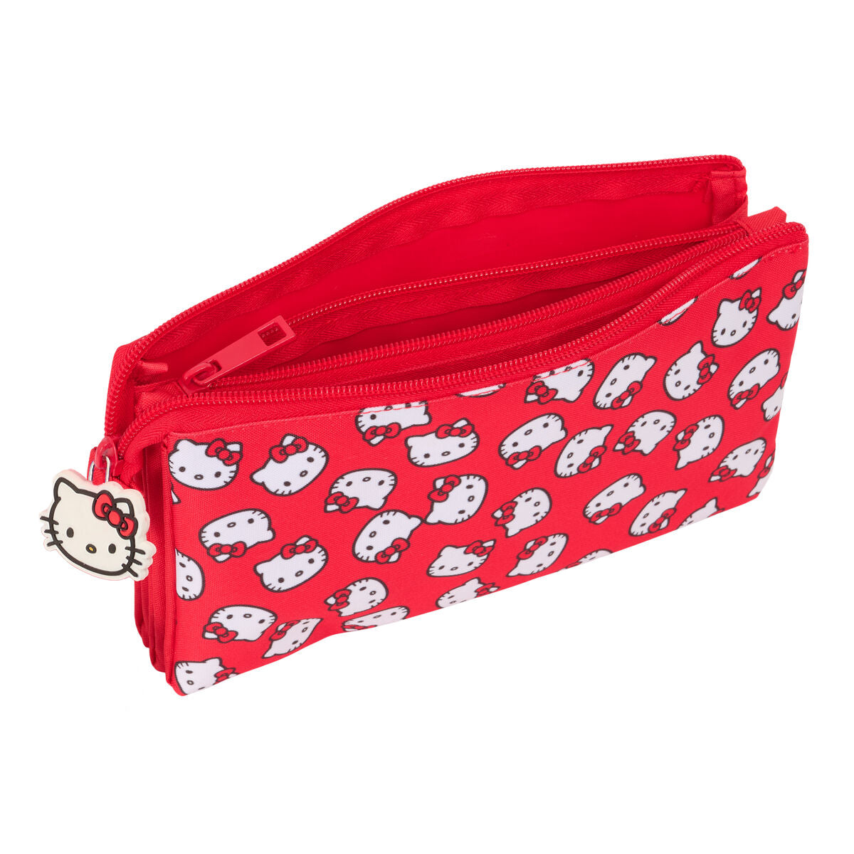 Geantă Universală Hello Kitty Iconic Alb Roșu 22 x 12 x 3 cm - Birou și papetărie, Material școlar și educațional