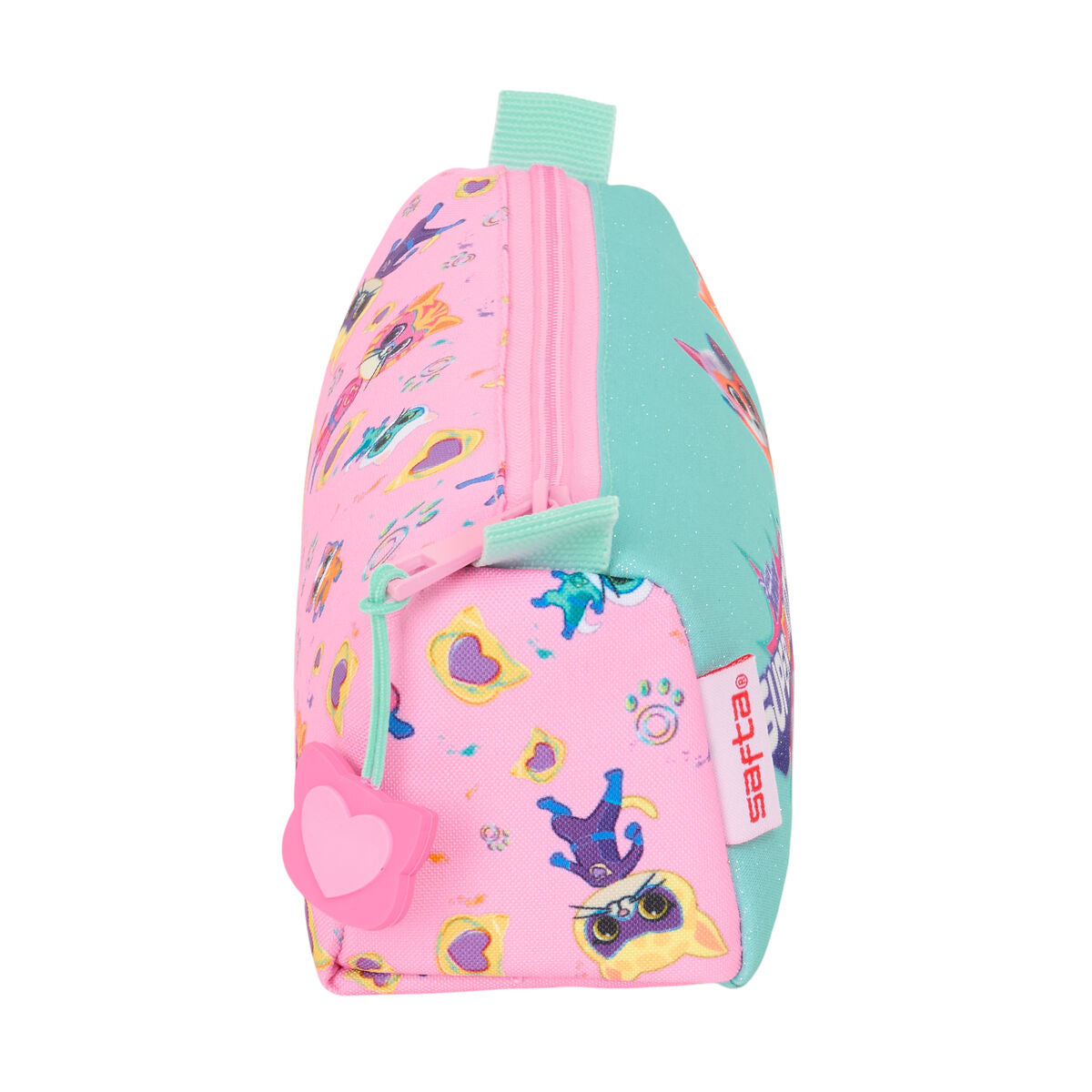 Geantă Universală SuperKitties Roz Turquoise 21 x 8 x 7 cm - Birou și papetărie, Material școlar și educațional