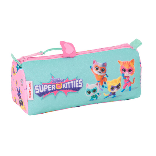 Geantă Universală SuperKitties Roz Turquoise 21 x 8 x 7 cm - Birou și papetărie, Material școlar și educațional