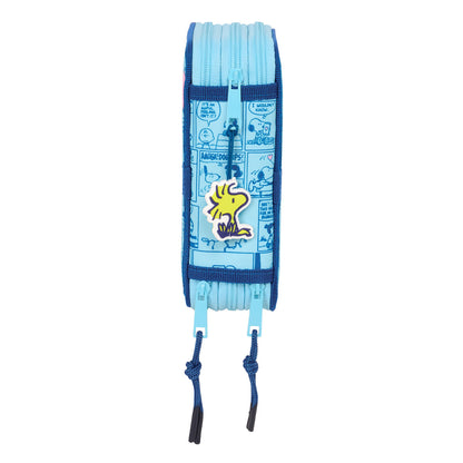 Penar cu Accesorii Snoopy Love Albastru 12,5 x 19,5 x 5,5 cm 37 Piese - Birou și papetărie, Material școlar și educațional