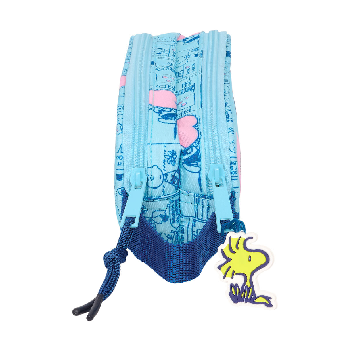 Penar dublu Snoopy Love Albastru deschis 21 x 8 x 6 cm - Birou și papetărie, Material școlar și educațional