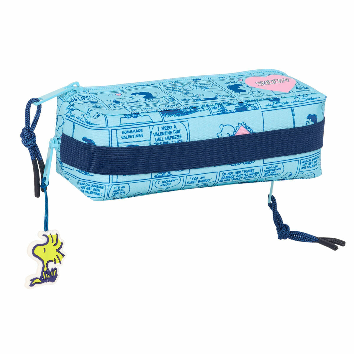 Penar triplu Snoopy Love 20cm - Birou și papetărie, Material școlar și educațional