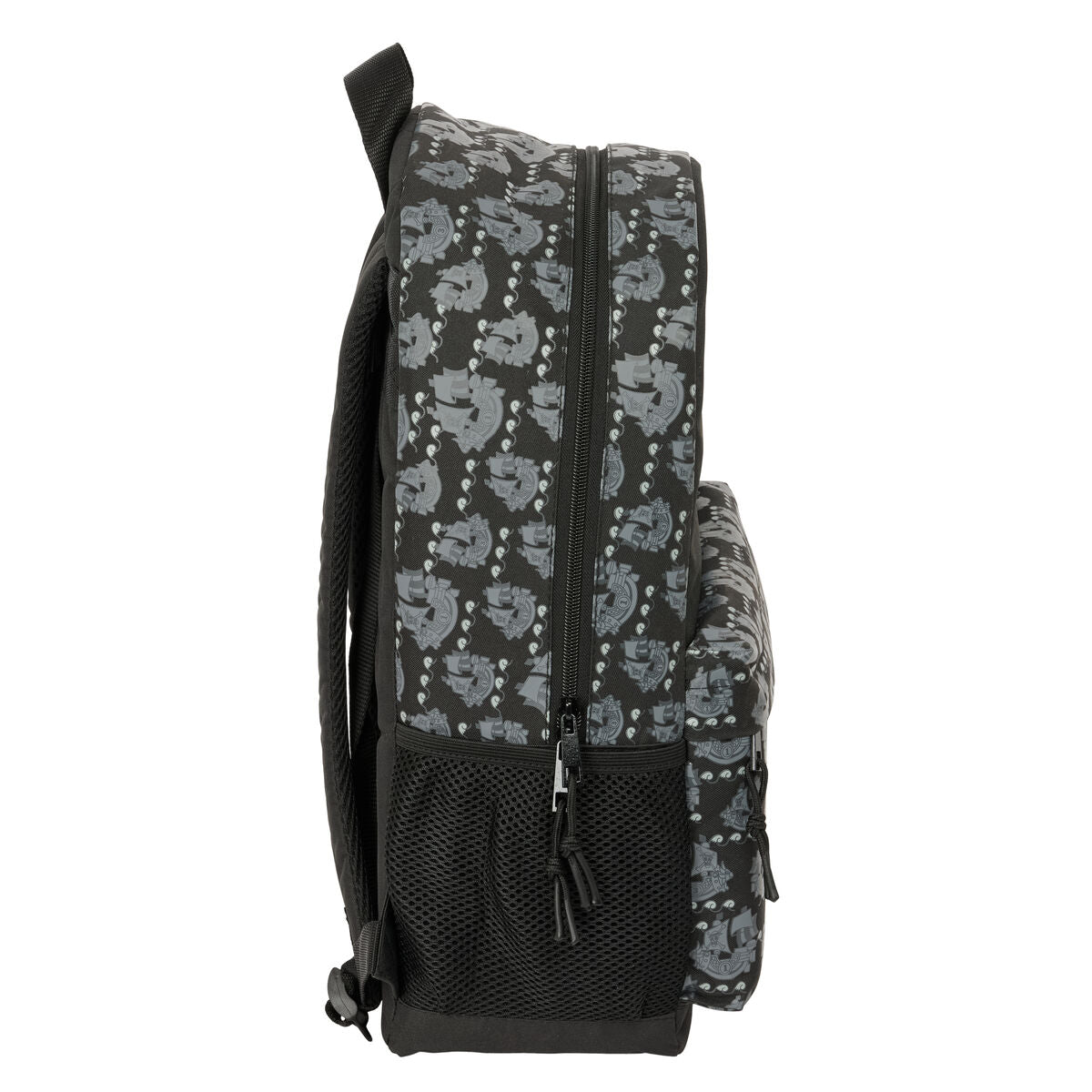 Ghiozdan One Piece Pirates Negru 30 x 46 x 14 cm - Birou și papetărie, Material școlar și educațional