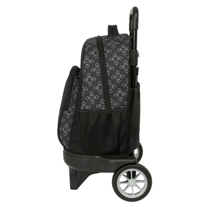 Ghiozdan cu Roți Safta Combat Negru 33 x 45 x 22 cm - Birou și papetărie, Material școlar și educațional