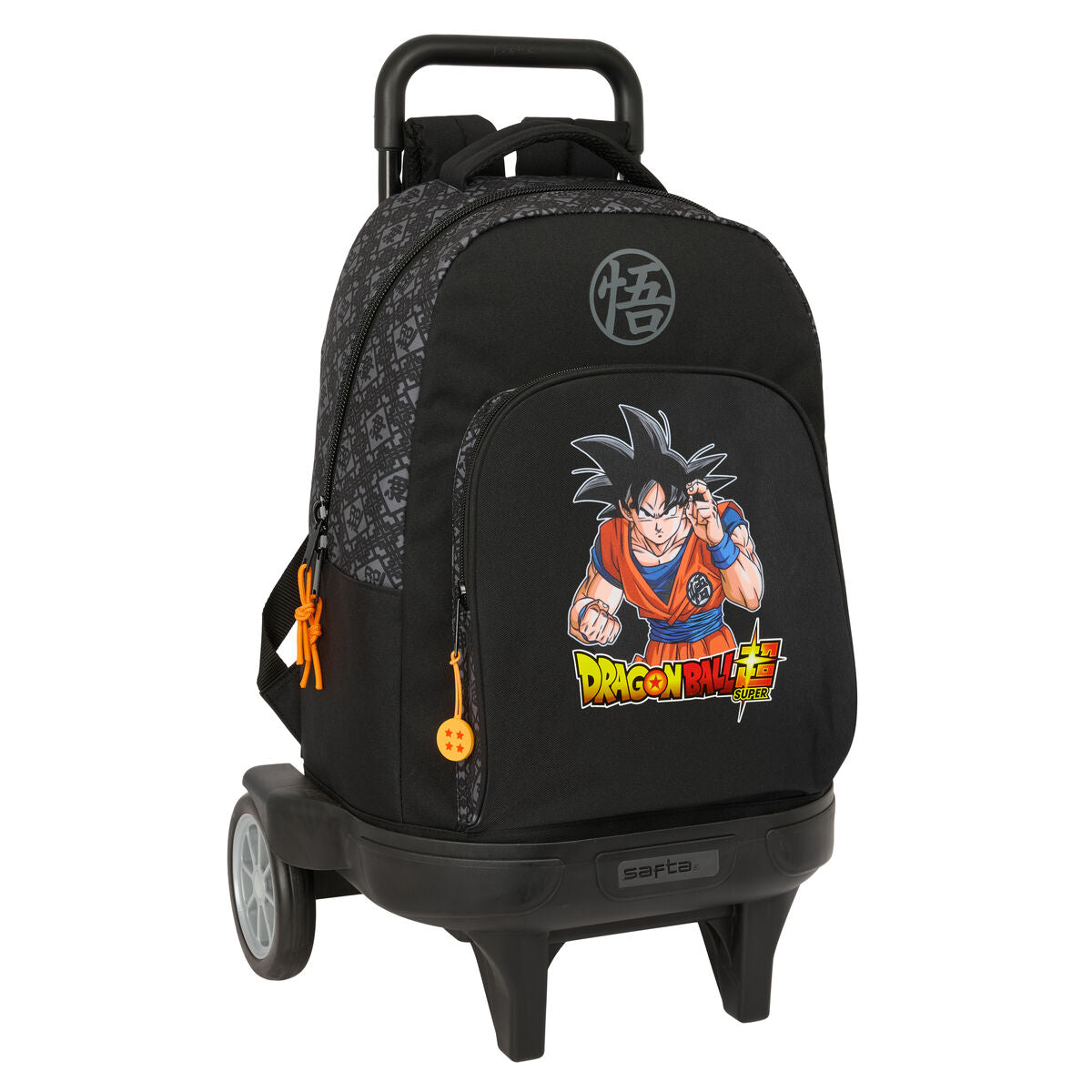 Ghiozdan cu Roți Safta Combat Negru 33 x 45 x 22 cm - Birou și papetărie, Material școlar și educațional