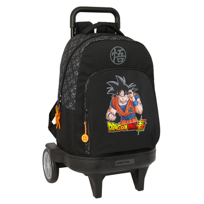Ghiozdan cu Roți Safta Combat Negru 33 x 45 x 22 cm - Birou și papetărie, Material școlar și educațional