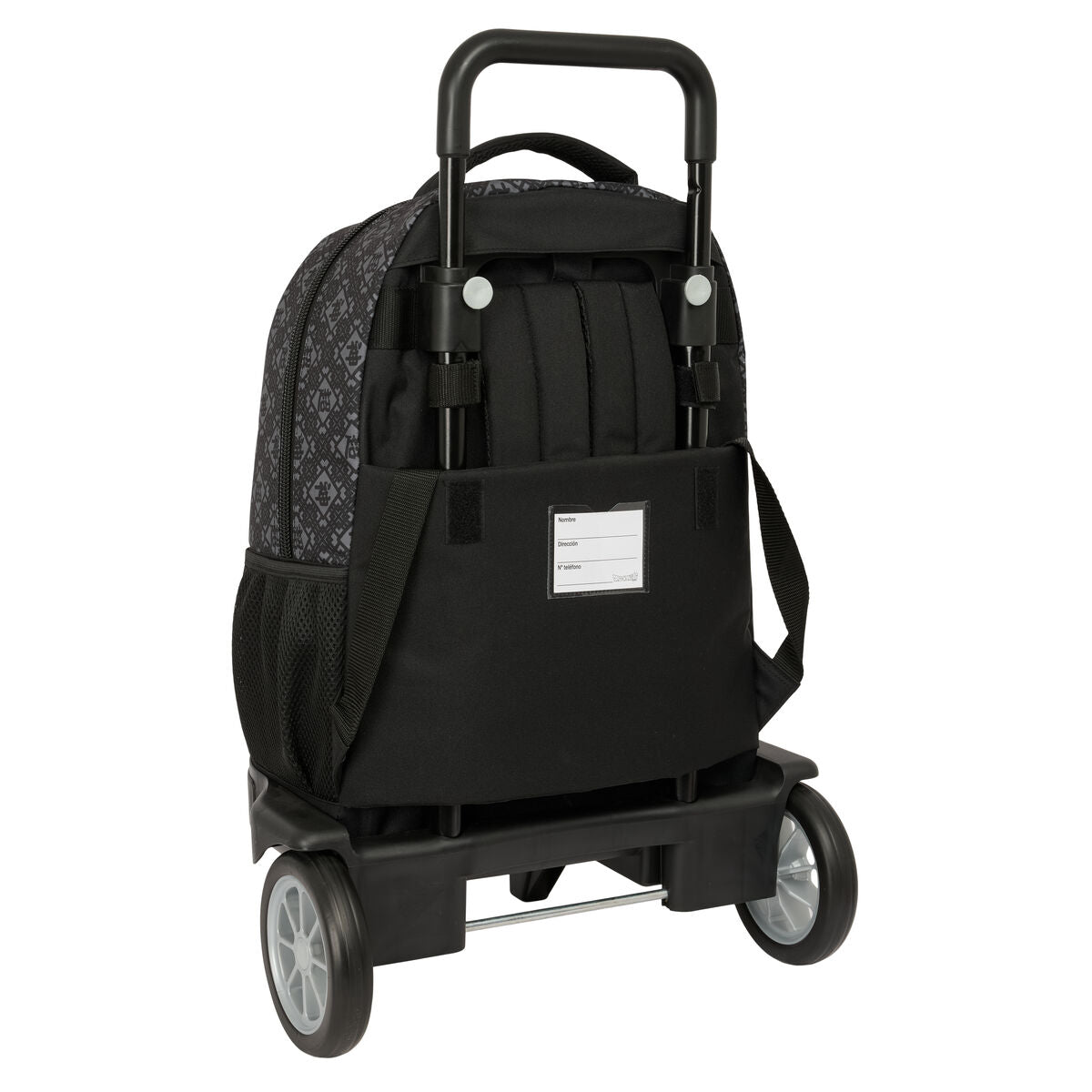 Ghiozdan cu Roți Safta Combat Negru 33 x 45 x 22 cm - Birou și papetărie, Material școlar și educațional
