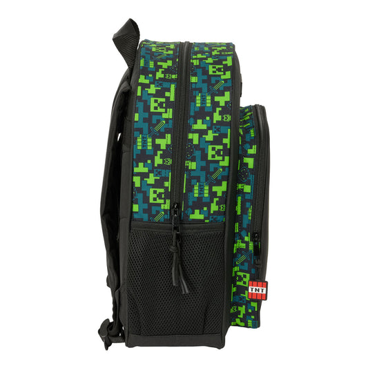 Ghiozdan Minecraft Tnt Multicolor 32 x 38 x 12 cm - Birou și papetărie, Material școlar și educațional