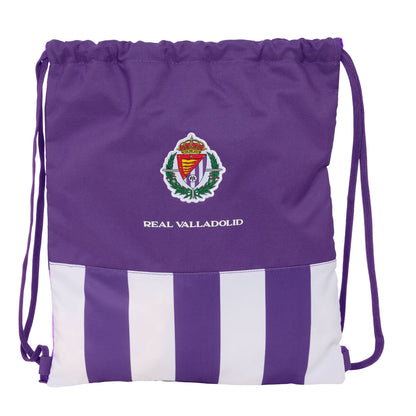 Geantă Rucsac cu Bretele Real Valladolid C.F. Alb Mov 35 x 40 x 1 cm - Birou și papetărie, Material școlar și educațional
