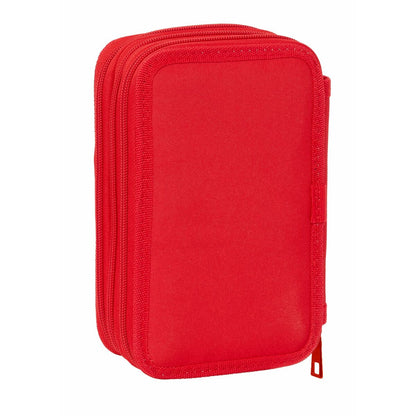 Penar Triplu Mickey Mouse Roșu 12,5 x 19,5 x 5,5 cm 37 Piese - Birou și papetărie, Material școlar și educațional