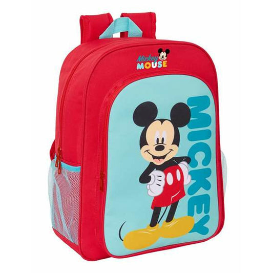 Ghiozdan Mickey Mouse Albastru Roșu 33 x 42 x 14 cm - Birou și papetărie, Material școlar și educațional