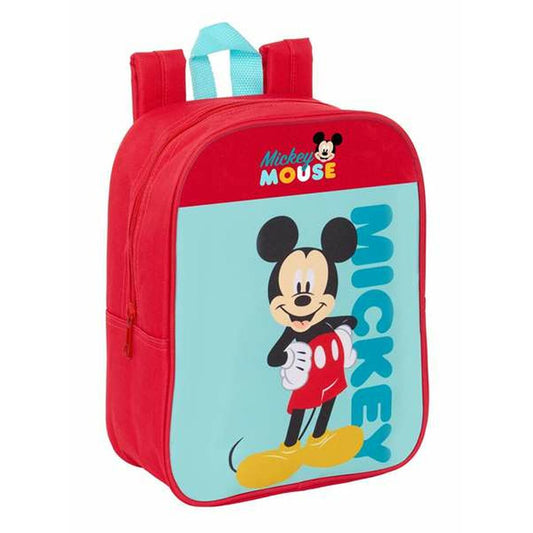 Ghiozdan Mickey Mouse Albastru Roșu 22 x 27 x 10 cm - Birou și papetărie, Material școlar și educațional